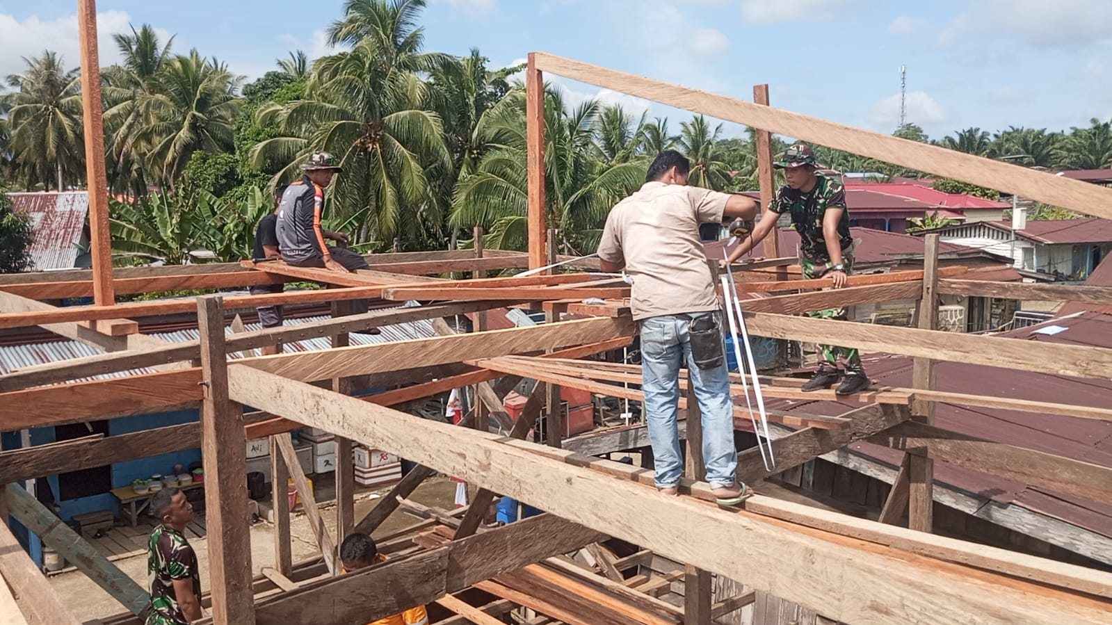 Pernah Diterjang Longsor, Rumah Pak Hamsah Kini Bangkit Berkat Program RTLH TMMD Kodim 0911/Nunukan