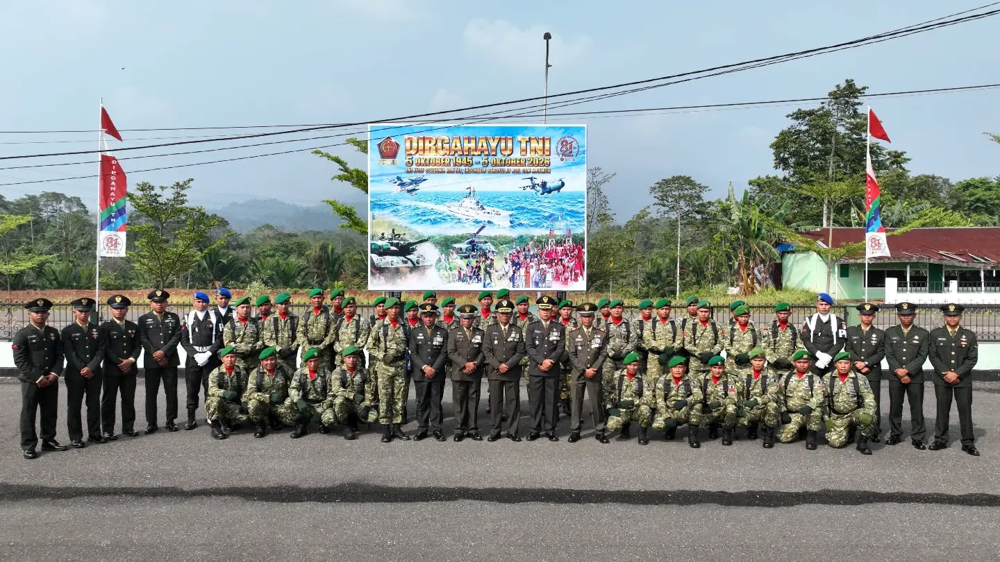 Kodim 1311/Morowali adakan upacara memperingati 81 tahun TNI