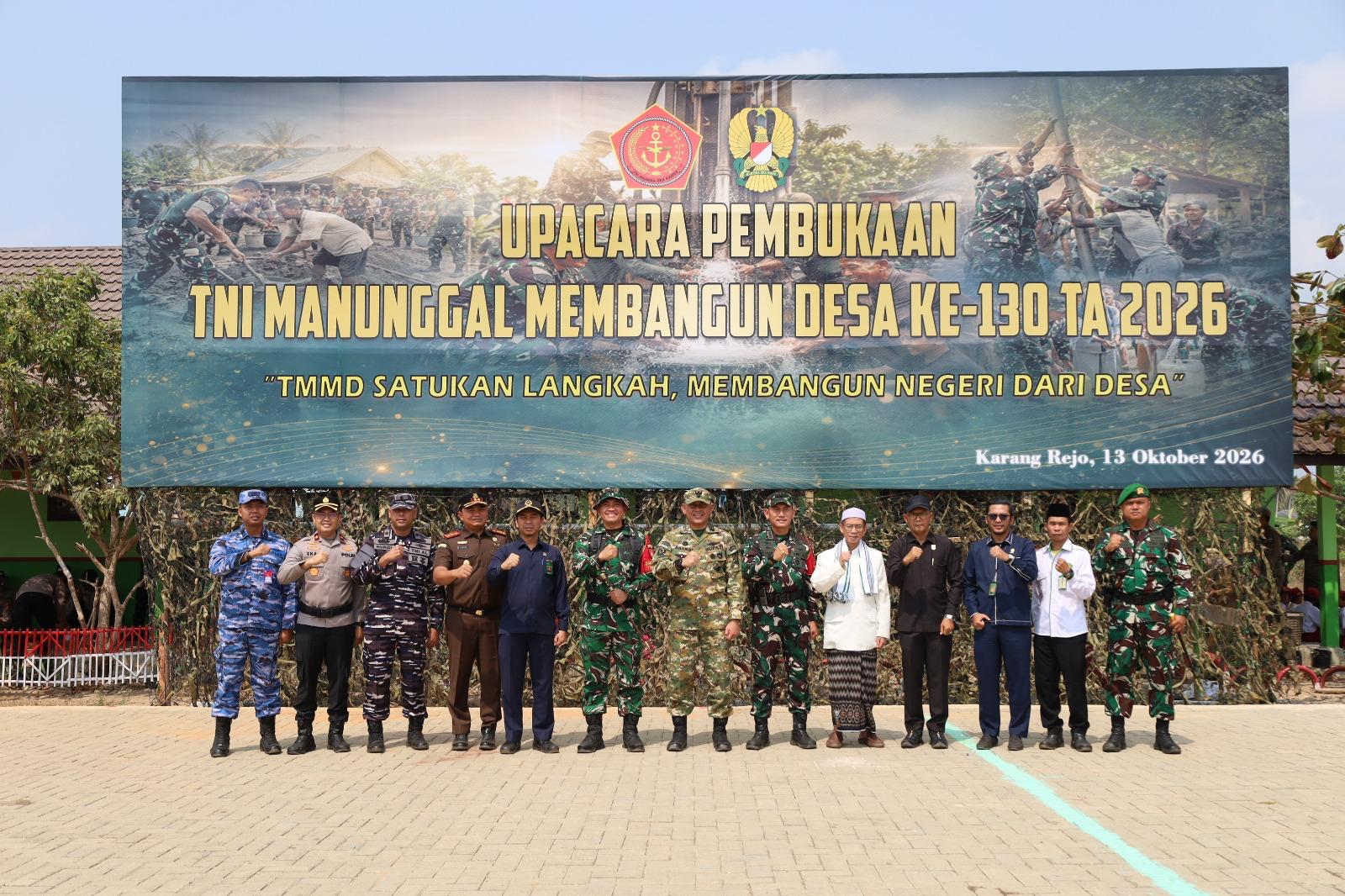 Kodim 1009/Tanah Laut Resmikan Program Terbaru untuk Pembangunan Desa Karang Rejo