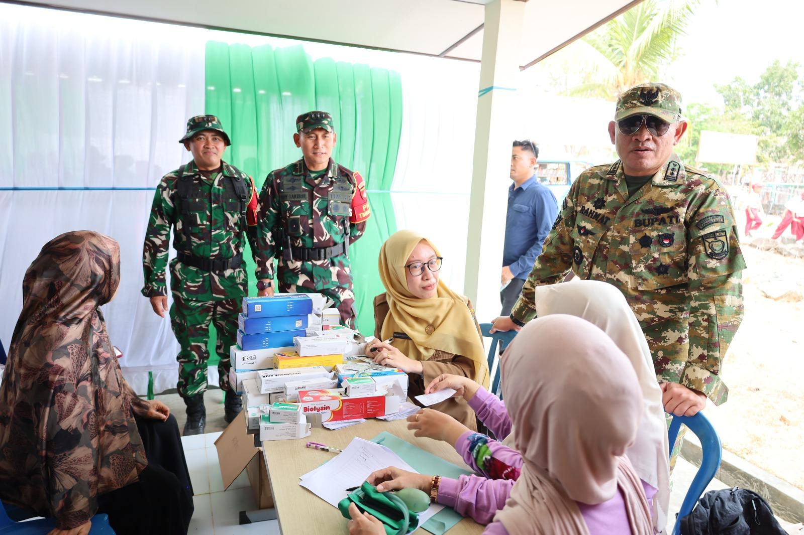 Kegiatan Bazar dan Bakti Sosial Warnai Awal TMMD Ke-130 di Jorong