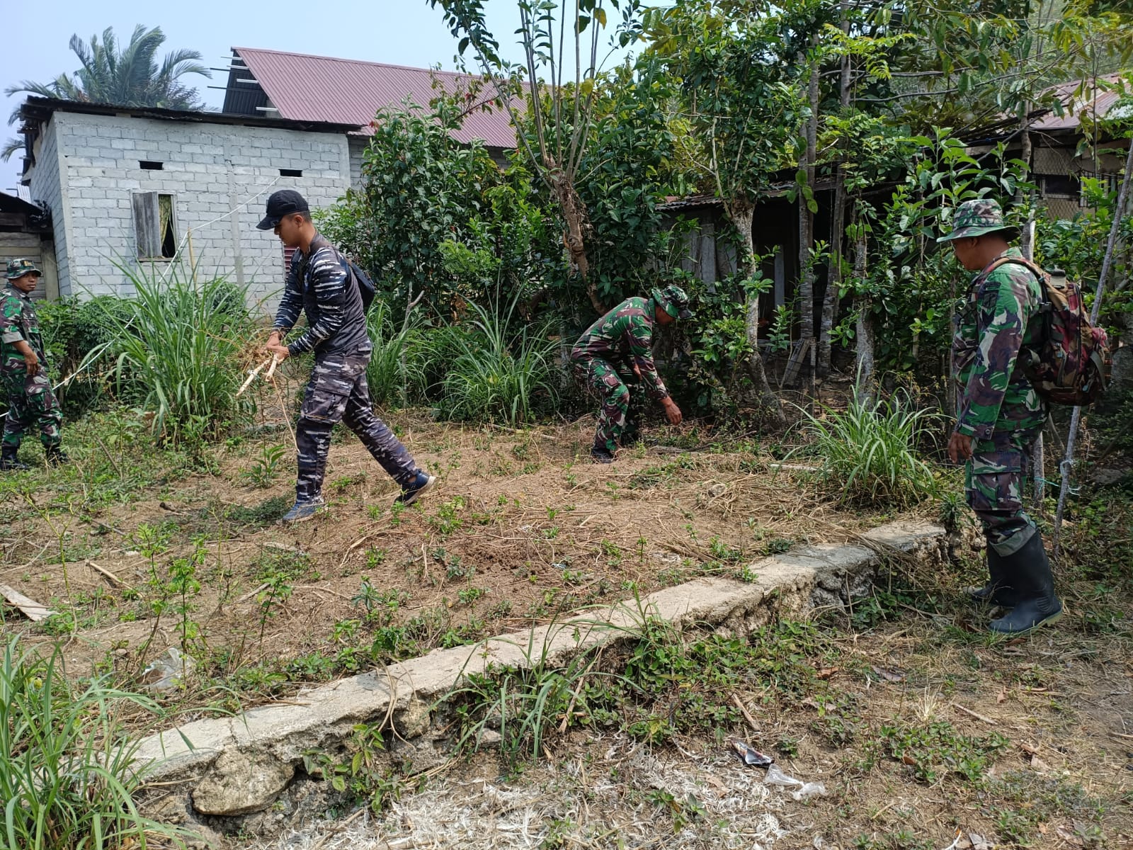 Satgas TMMD ke-130 Kodim 1307/Poso Mulai Siapkan Fasilitas Air di Pamona