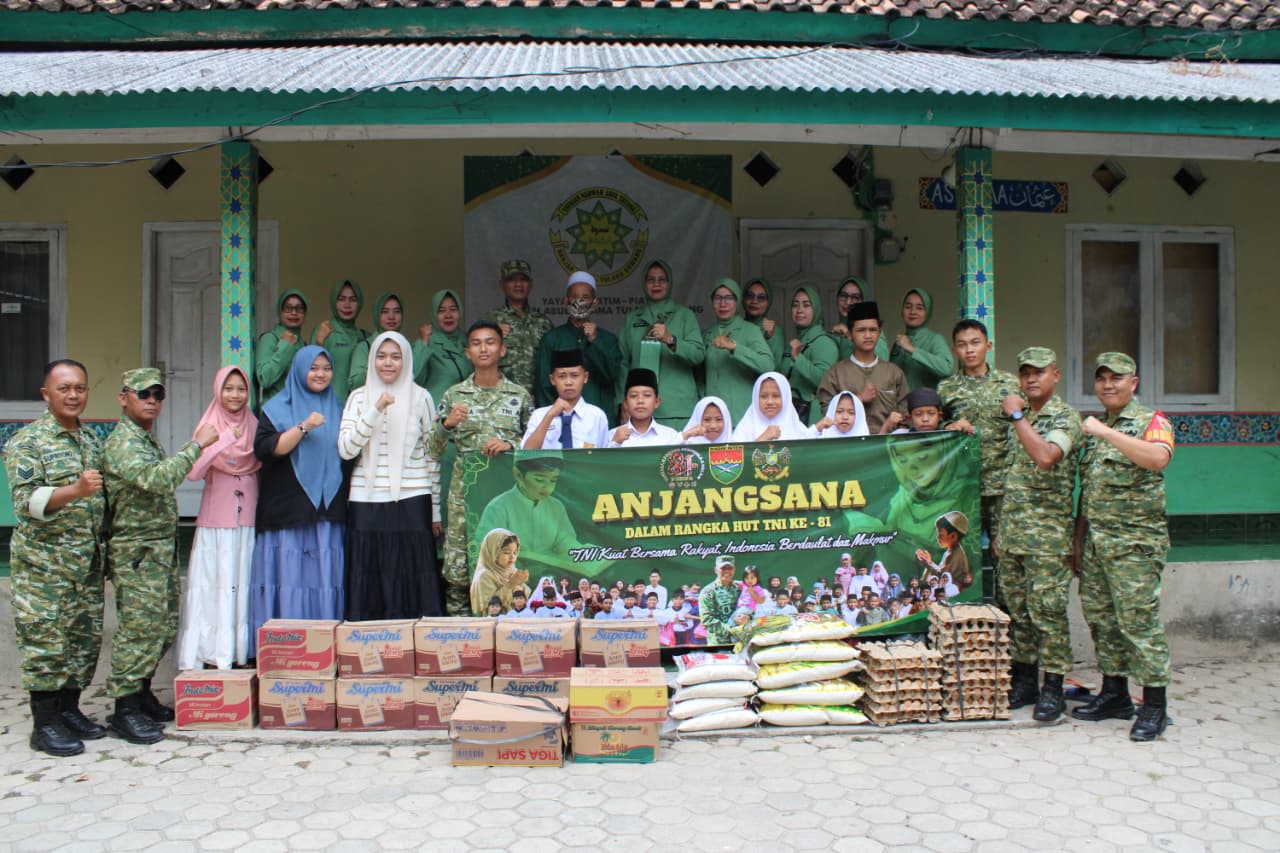 Kodim 0426/TB Gelar Santunan untuk Anak Yatim dalam Merayakan HUT TNI