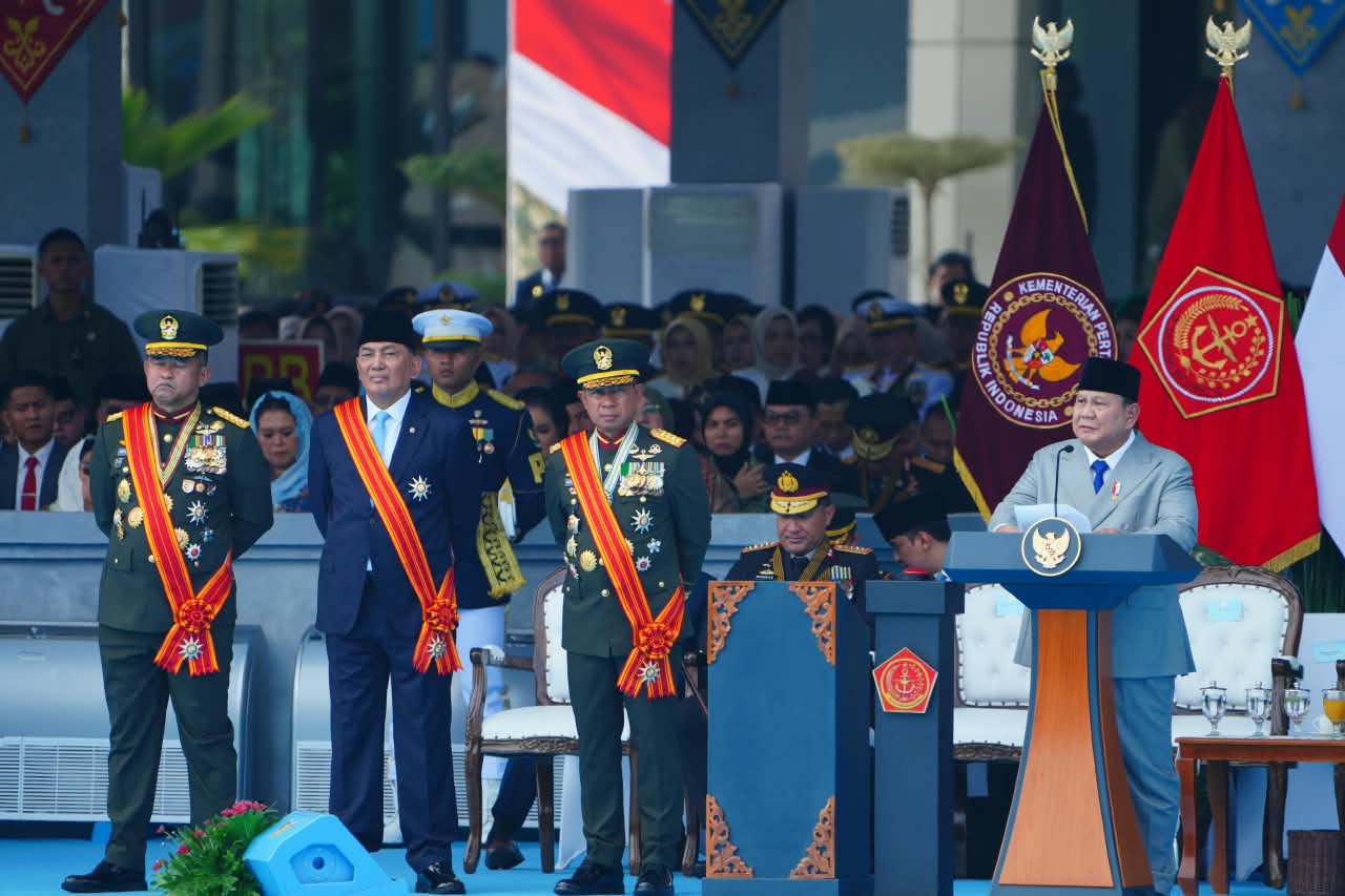KASAD Hadiri Upacara Peringatan HUT TNI ke-81 dan Peluncuran Kodam Baru