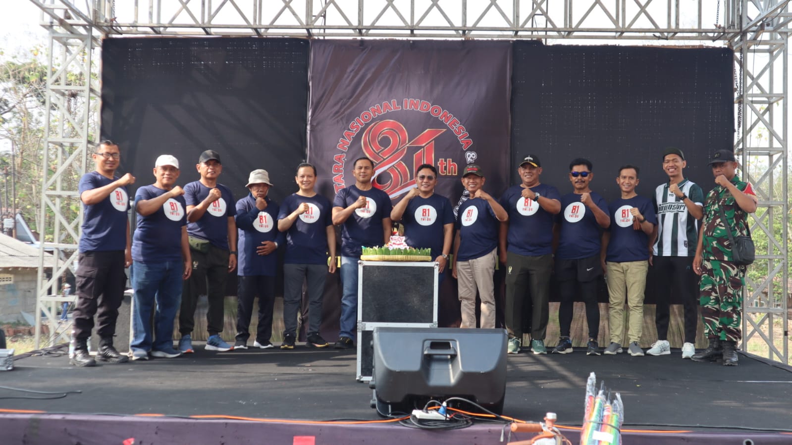 Kodim 0729/Bantul adakan olahraga bersama rayakan 81 tahun TNI dengan semangat
