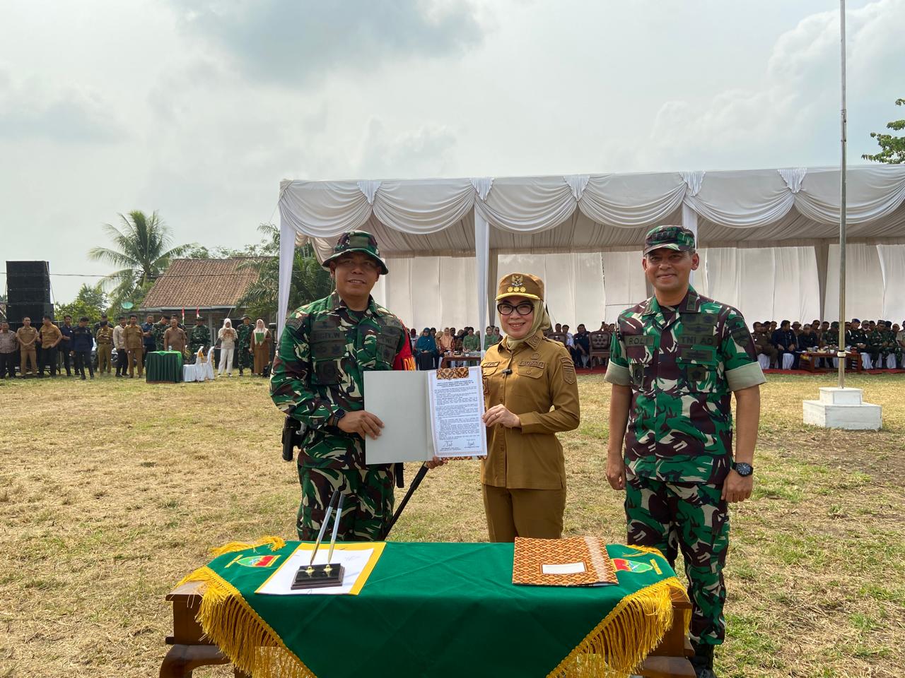 Ayu Asalasiyah Resmikan TMMD ke-130, Perkuat Kerja Sama Pembangunan Desa