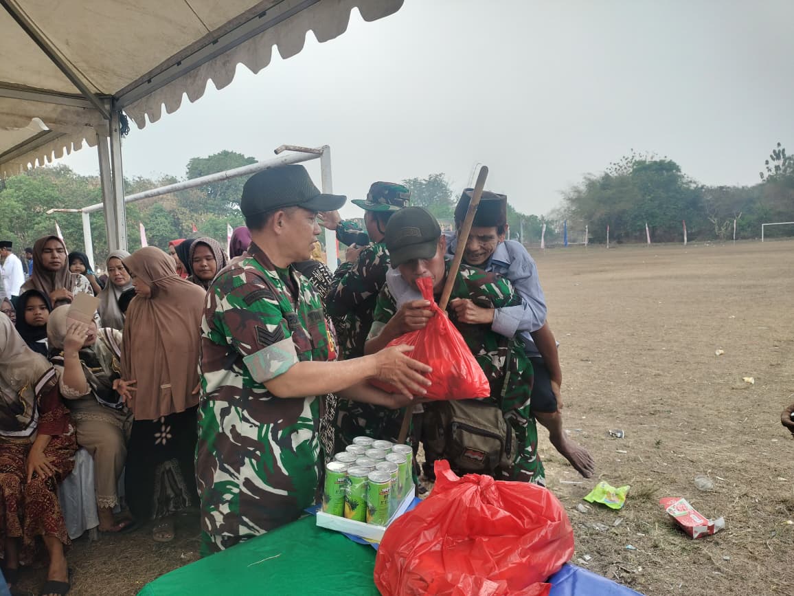 Serma Suan Dukung Kesehatan Masyarakat Melalui Aksi TMMD di Tigaraksa