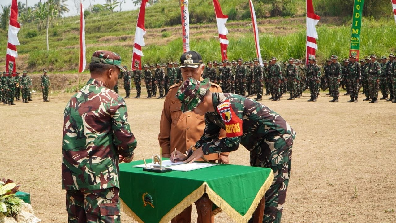 Pembangunan Desa Dimulai, Bupati Malang Resmikan Proyek TMMD ke-130